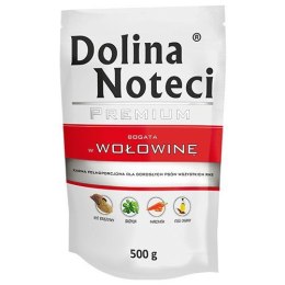 Dolina Noteci Premium bogata w wołowinę saszetka 10 x 500 g - KARMA MOKRA DLA PSA