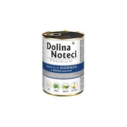 Dolina Noteci bogata w dorsza z brokułami 24 x 400g - KARMA MOKRA DLA PSA