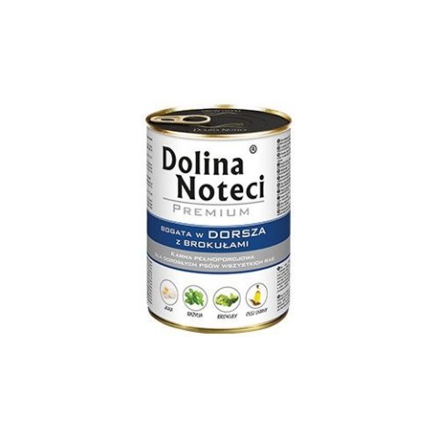 Dolina Noteci bogata w dorsza z brokułami 24 x 400g - KARMA MOKRA DLA PSA Dolina Noteci bogata w dorsza z brokułami 24 x 400g - KARMA MOKRA DLA PSA