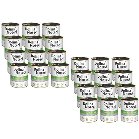 Dolina Noteci bogata w dziczyznę 24 x 400g - KARMA MOKRA DLA PSA