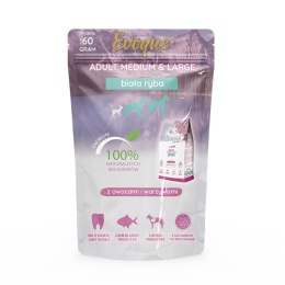PRÓBKA Evoque Adult dla psów Biała Ryba M&L Super Premium 60g
