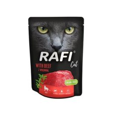 Rafi Cat KARMA MOKRA DLA KOTA Wołowina saszetka 10 x 300 g