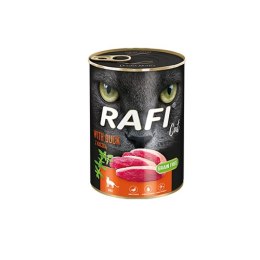 Rafi Cat karma MOKRA DLA KOTA bezzbożowa z kaczką 12 x 400 g