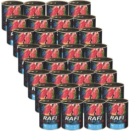 Rafi KARMA MOKRA DLA PSÓW z jagnięciną, borówką i żurawiną 24 x 400 g