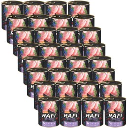 Rafi KARMA MOKRA DLA PSÓW z królikiem, borówką i żurawiną 24 x 400 g
