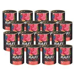 Rafi z wołowiną, borówką i żurawiną 12 x 800 g - KARMA MOKRA DLA PSA