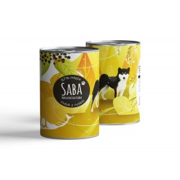 SABA KARMA MOKRA DLA PSA 87% indyka z kurczakiem z dodatkiem ryżu i witamin 850 g