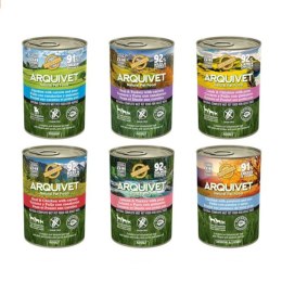 Arquivet MOKRA KARMA DLA PSA mix smaków 6szt x 400gram