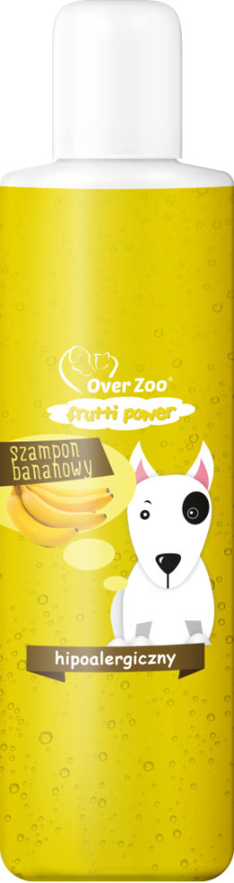 Over Zoo frutti power SZAMPON DLA PSÓW bananowy WRAŻLIWA SKÓRA 200ml