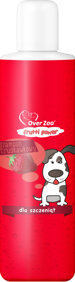 Over Zoo frutti power SZAMPON DLA SZCZENIĄT truskawkowy DELIKATNY 200ml