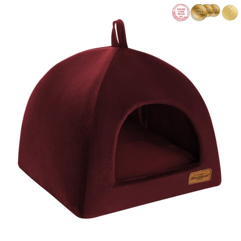Budka Welurove bordo Budka Welurove bordo