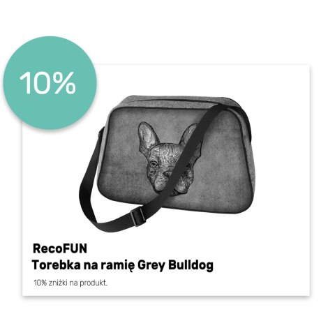 Torebka na ramię Grey Bulldog Torebka na ramię Grey Bulldog
